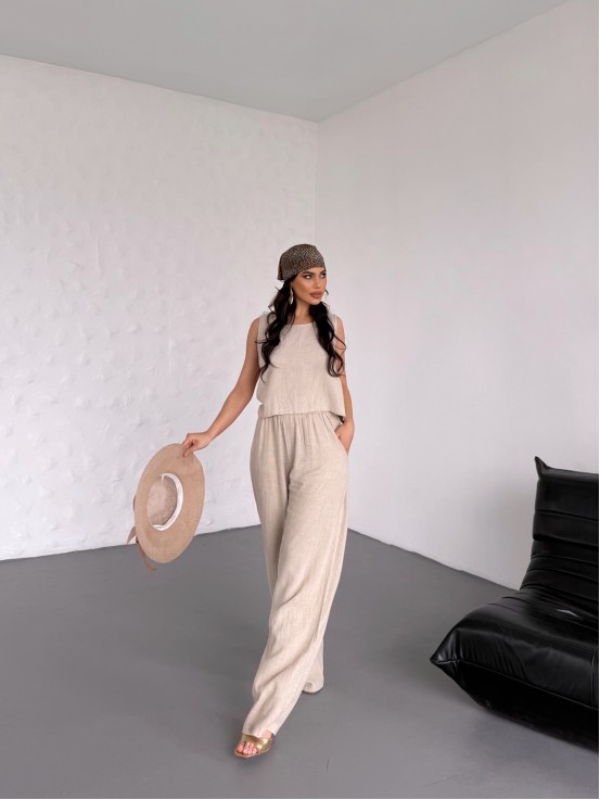 Keten Helen Plain Takım Keten Helen Plain Takım