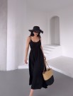Siyah Kuğu Askılı Siyah Elbise Siyah Kuğu Askılı Siyah Elbise